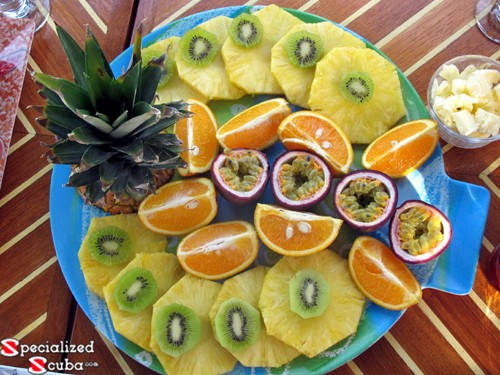 Breakfast fruit tray