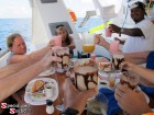Belize, Lunch on Board, Cheers